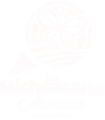 Vertical Logo White La Michoacana Monarca
